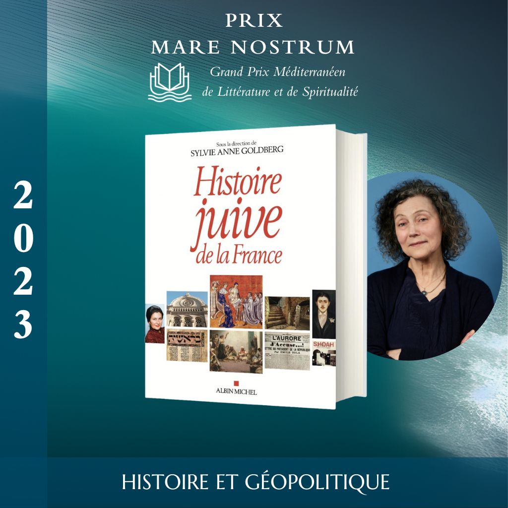 "Histoire Juive de la France", Prix Mare Nostrum 2023 en section "Histoire et Géopolitique"