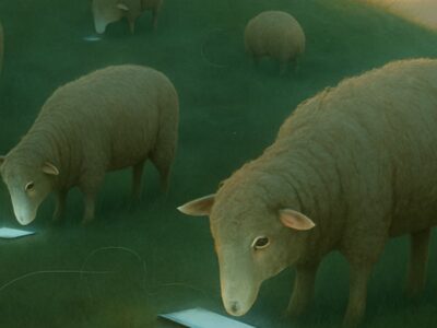 Illustration Chronique Mare Nostrum : Myriam Ackermann-Sommer, Les nouveaux moutons de Panurge
