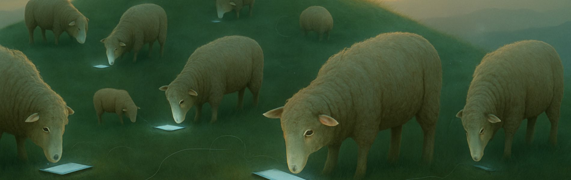 Illustration Chronique Mare Nostrum : Myriam Ackermann-Sommer, Les nouveaux moutons de Panurge