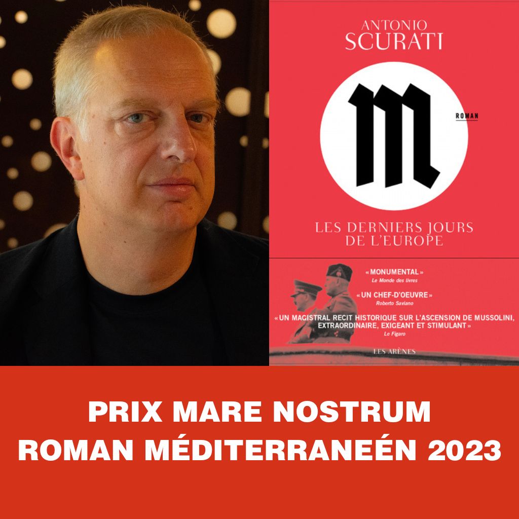 Antonio Scurati Prix Mare Nostrum 2023