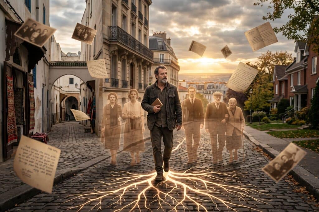 Diaspora et identité dans Kaddish pour les vivants de Jean-Christophe Attias, mémoire familiale et transmission entre les générations.