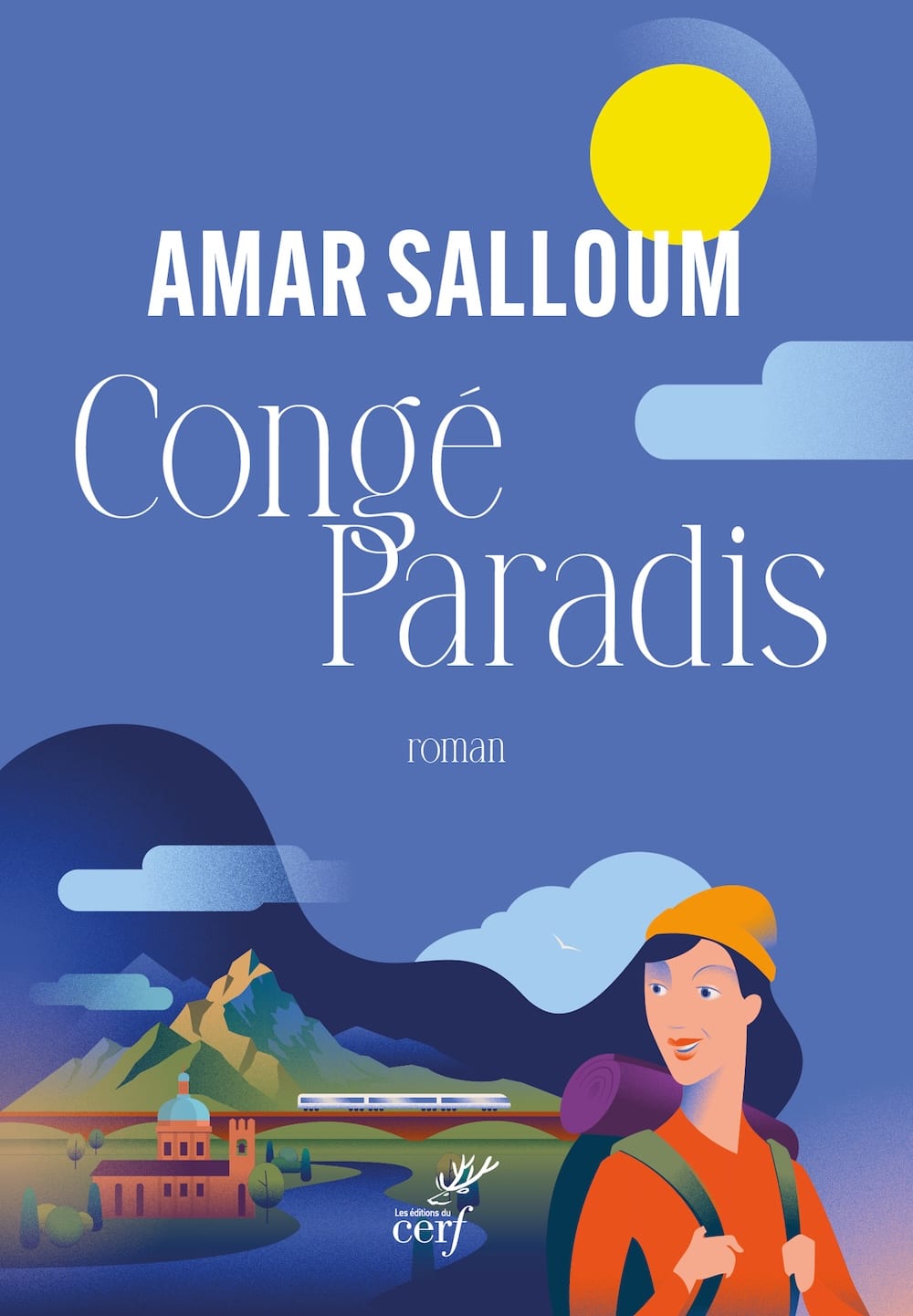 Couverture du roman Congé Paradis d’Amar Salloum, publié aux Éditions du Cerf