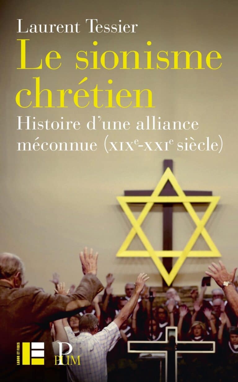 Couverture du livre Le sionisme chrétien de Laurent Tessier, publié chez Labor et Fides