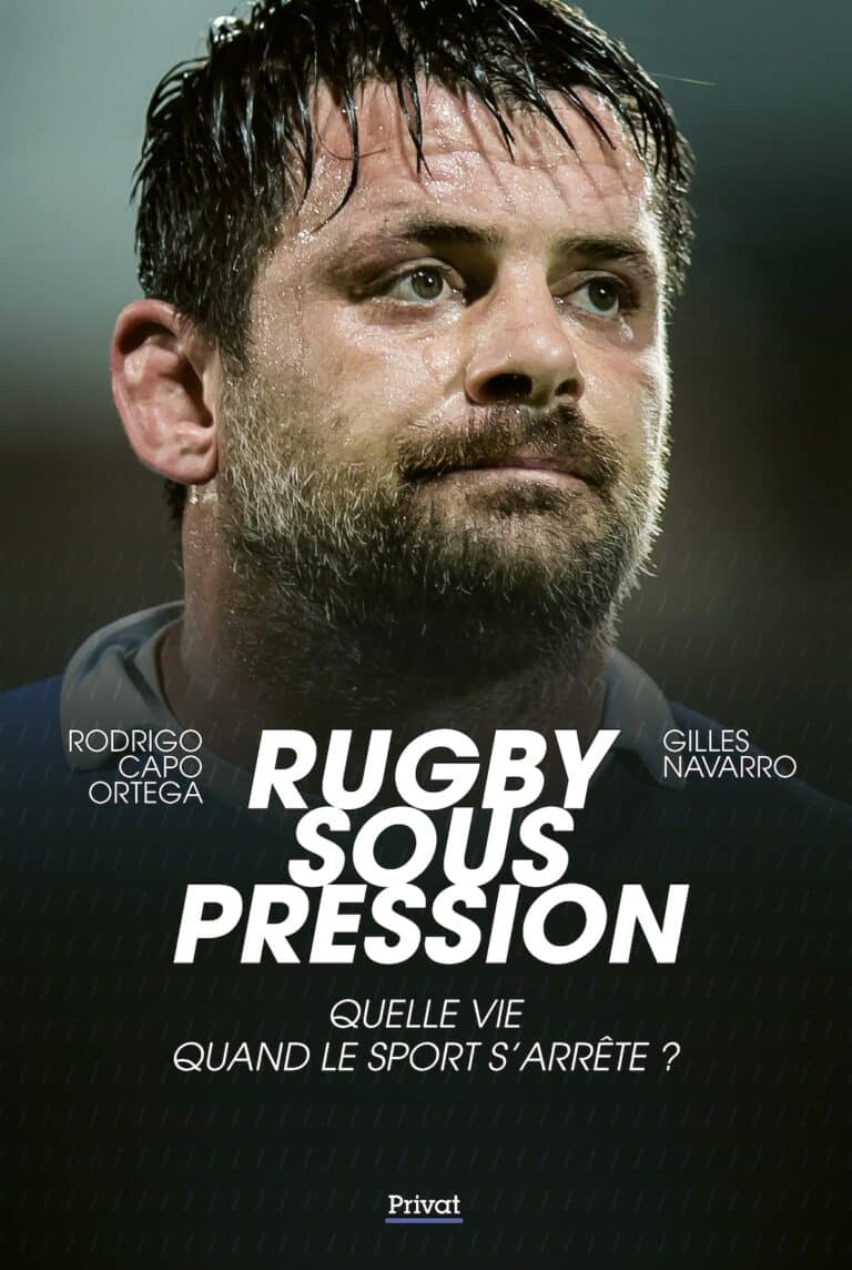 Couverture du livre Rugby sous pression de Rodrigo Capo Ortega et Gilles Navarro, Éditions Privat